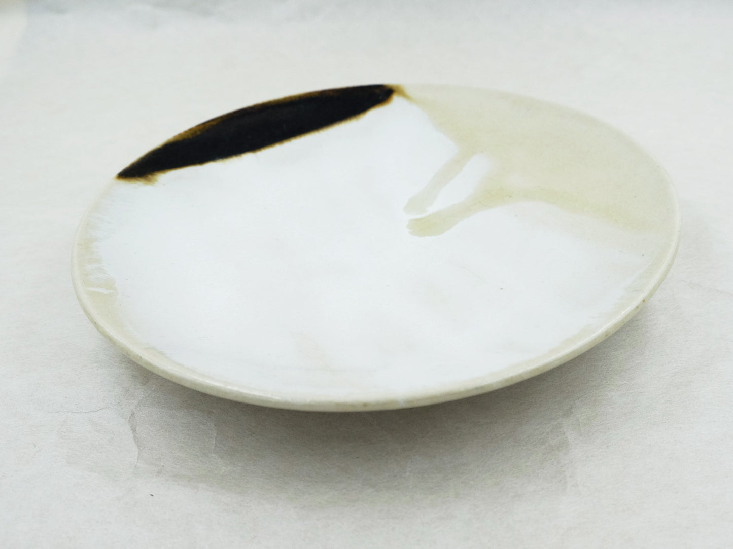 [wholesale] 7-sun White Patchwork Patterned Plate by Aya Kondo