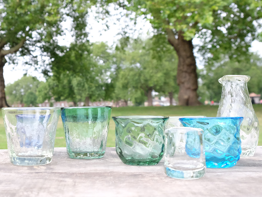 Saisei Glass at wagumi for Summer.