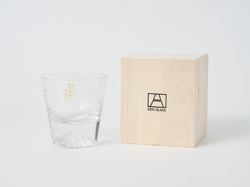 
                  
                    [Atelier Densan] Mt Fuji and Sakura formed Rocks Glass by Tajima Glass
                  
                
