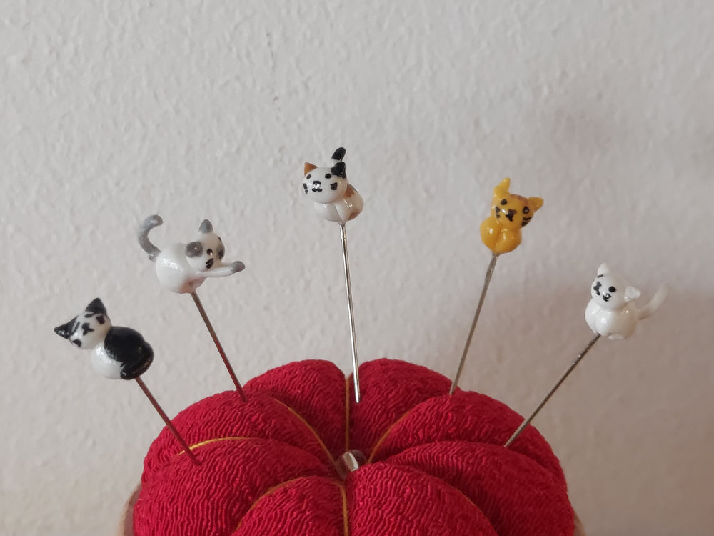 
                  
                    Cat Sewing Pin Cushion and Pins by Hiro
                  
                