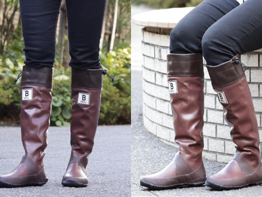 2025 Summer Exclusive Colour (Burgundy)  WBSJ Portable Wellington Boots