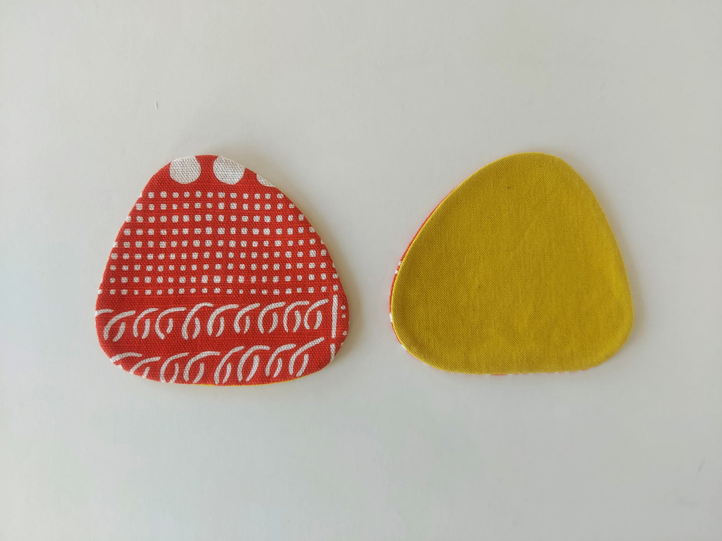 
                  
                    Hand Dyed Onigiri Triangle Coaster by Yotsume
                  
                