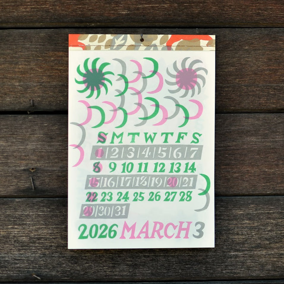 2026 Calendar by Yotsume – wagumi