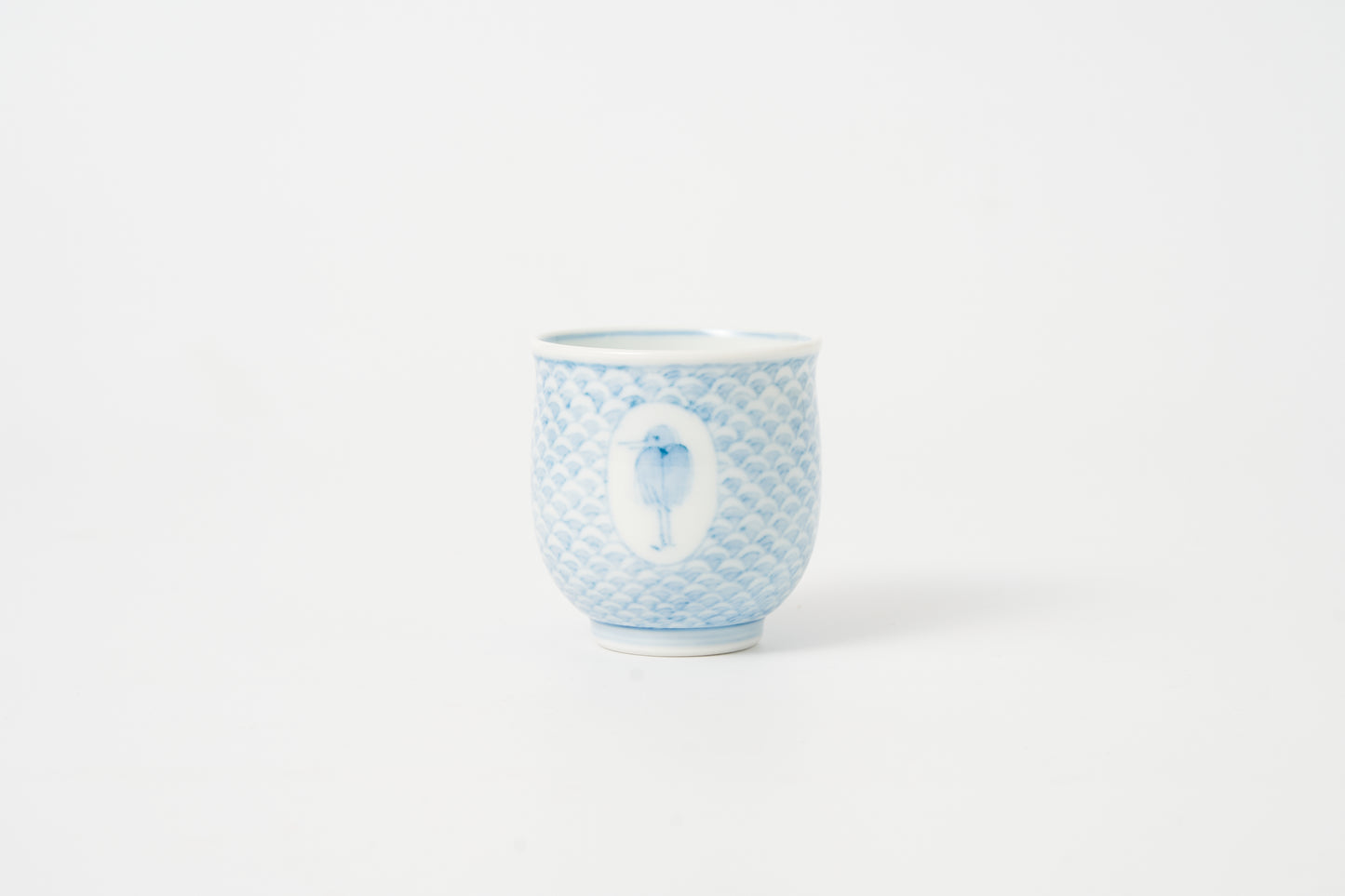 
                  
                    Handpainted Seigaiha Wave Sake Cup By Katsuko Kinoshita 46
                  
                