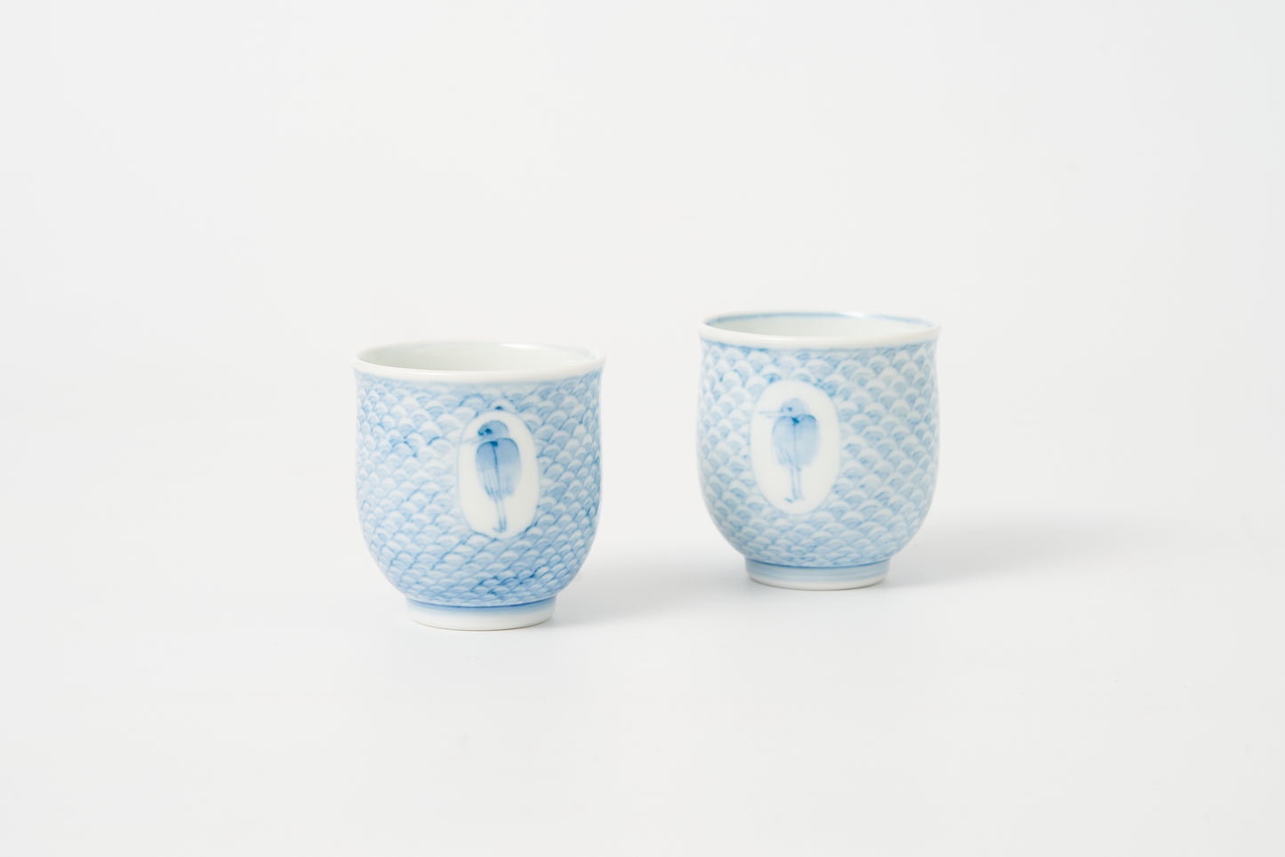 
                  
                    Handpainted Seigaiha Wave Sake Cup By Katsuko Kinoshita 46
                  
                
