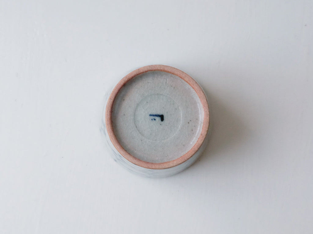 
                  
                    Indigo Marumon Patterned Sobachoko Cup by Tōsai-gama
                  
                