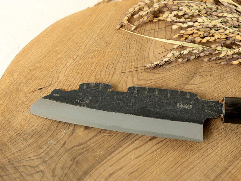 
                  
                    Fish-shaped Knife "Mudskipper" with Buffalo Horn Handle By Ikeda Tanren-jo 81
                  
                