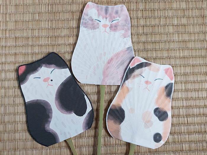 
                  
                    Handmade Cat Marugame Fans
                  
                
