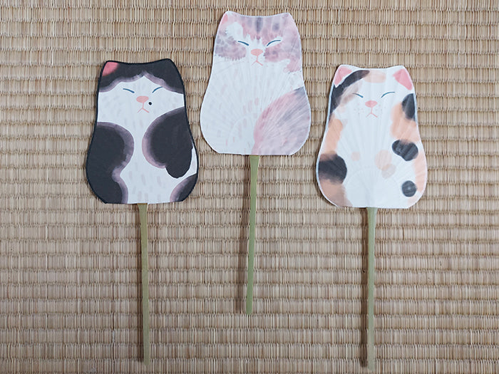 
                  
                    Handmade Cat Marugame Fans
                  
                
