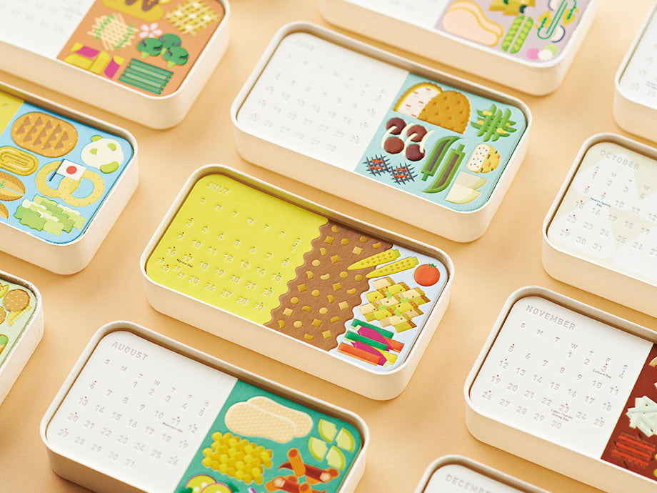 2025 Bento Box Calendar by Ichikudo wagumi