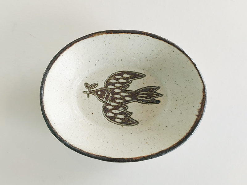 
                  
                    Bird Design Small Plate by Takahiro Manome
                  
                