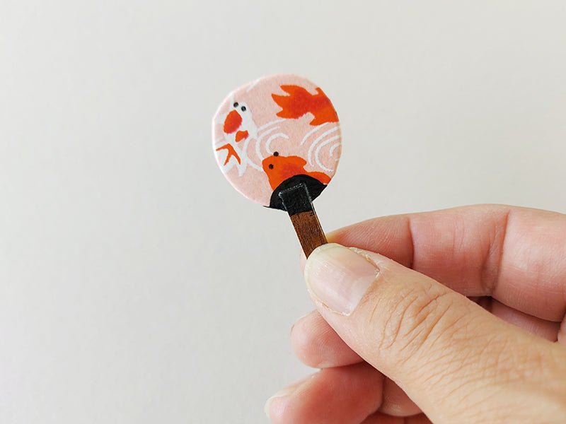 
                  
                    Handmade Marugame Fan Brooch
                  
                