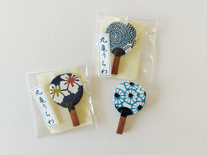 
                  
                    Handmade Marugame Fan Brooch
                  
                