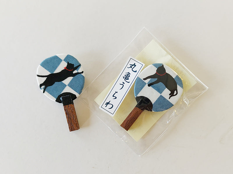
                  
                    Handmade Marugame Fan Brooch
                  
                