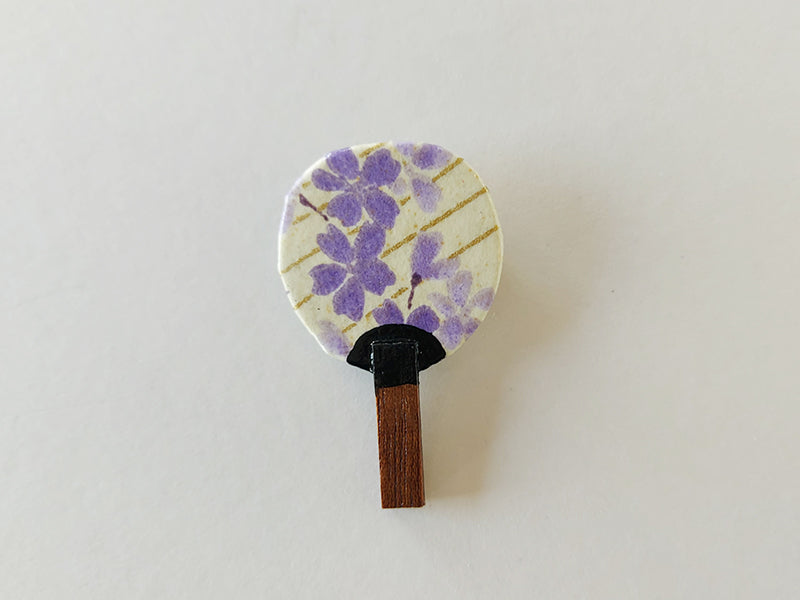
                  
                    Handmade Marugame Fan Brooch
                  
                