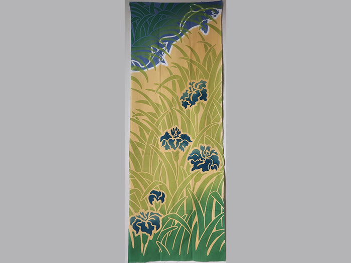 
                  
                    Japanese Iris Tenugui Cloth by Chikusen
                  
                