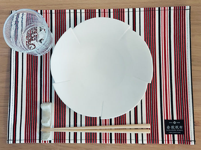 Placemat by Kurashiki Hampu Stripes