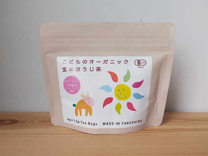 Organic Hoji-cha Tea for Kids by Hachimanju Tea