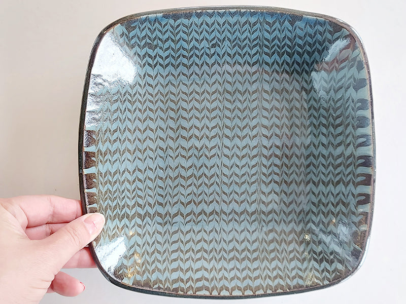 
                  
                    Large Square Asabachi Bowl by Giran Sagawa
                  
                