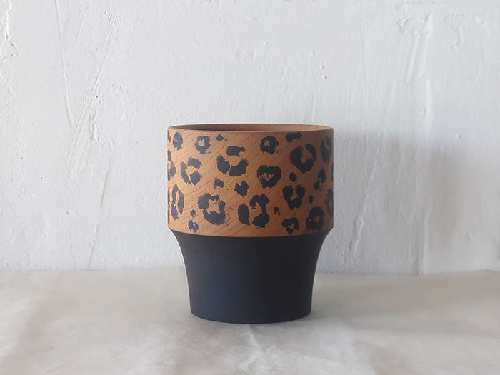 
                  
                    Wooden Leopard Pattern Yunomi Cup by KOPPA
                  
                