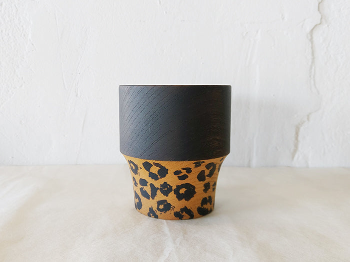 
                  
                    Wooden Leopard Pattern Yunomi Cup by KOPPA
                  
                