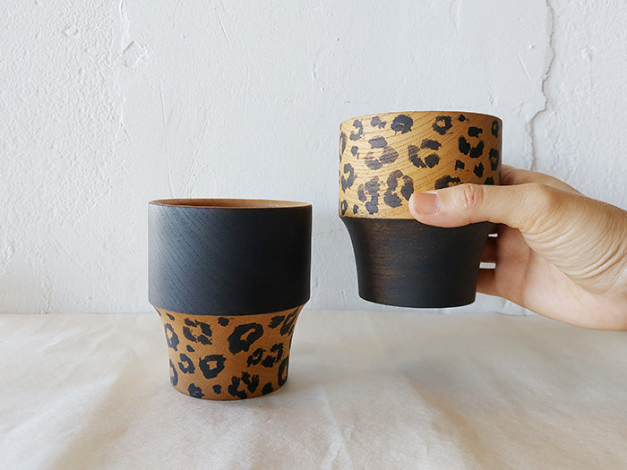 
                  
                    Wooden Leopard Pattern Yunomi Cup by KOPPA
                  
                
