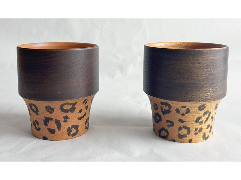 
                  
                    Wooden Leopard Pattern Yunomi Cup by KOPPA
                  
                