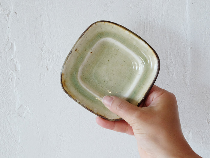 
                  
                    Moss Green Small Plate by Takahiro Manome
                  
                