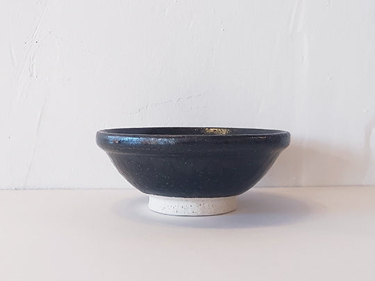 Black Glaze Table Mortar by Oujigama