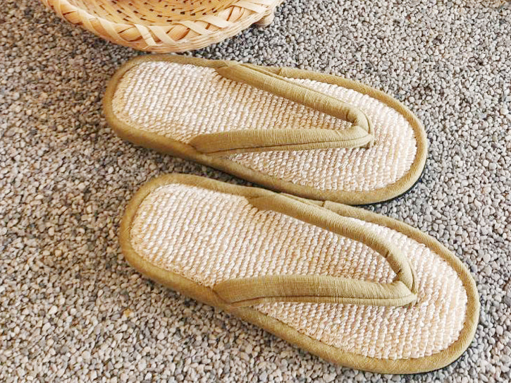 
                  
                    Zōri Style Room Slippers with Washi Base by Kawauchi Slippers
                  
                