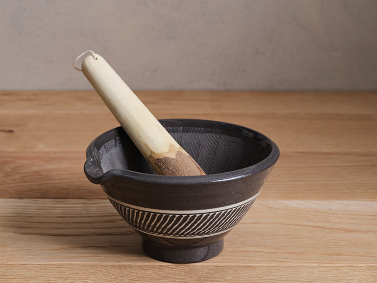 
                  
                    Small Chisel Patterned Mortar by Yukihito Nakata
                  
                