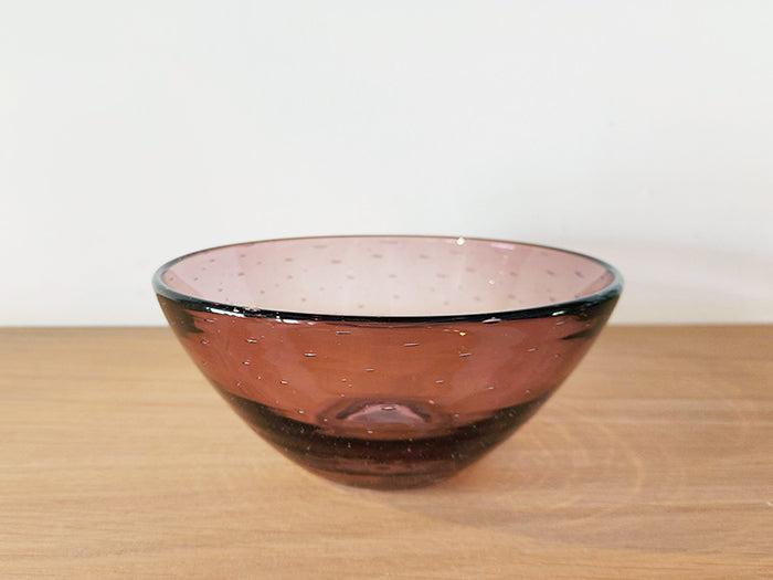 Glass Bubble Bowl Purple Colour by Seiten