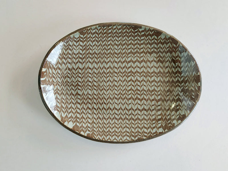 
                  
                    Oval Plate by Giran Sagawa
                  
                