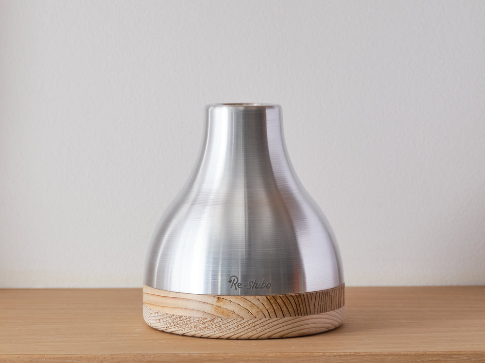 
                  
                    Re-Shibo Aluminium and Wood Vase by Sano Design
                  
                