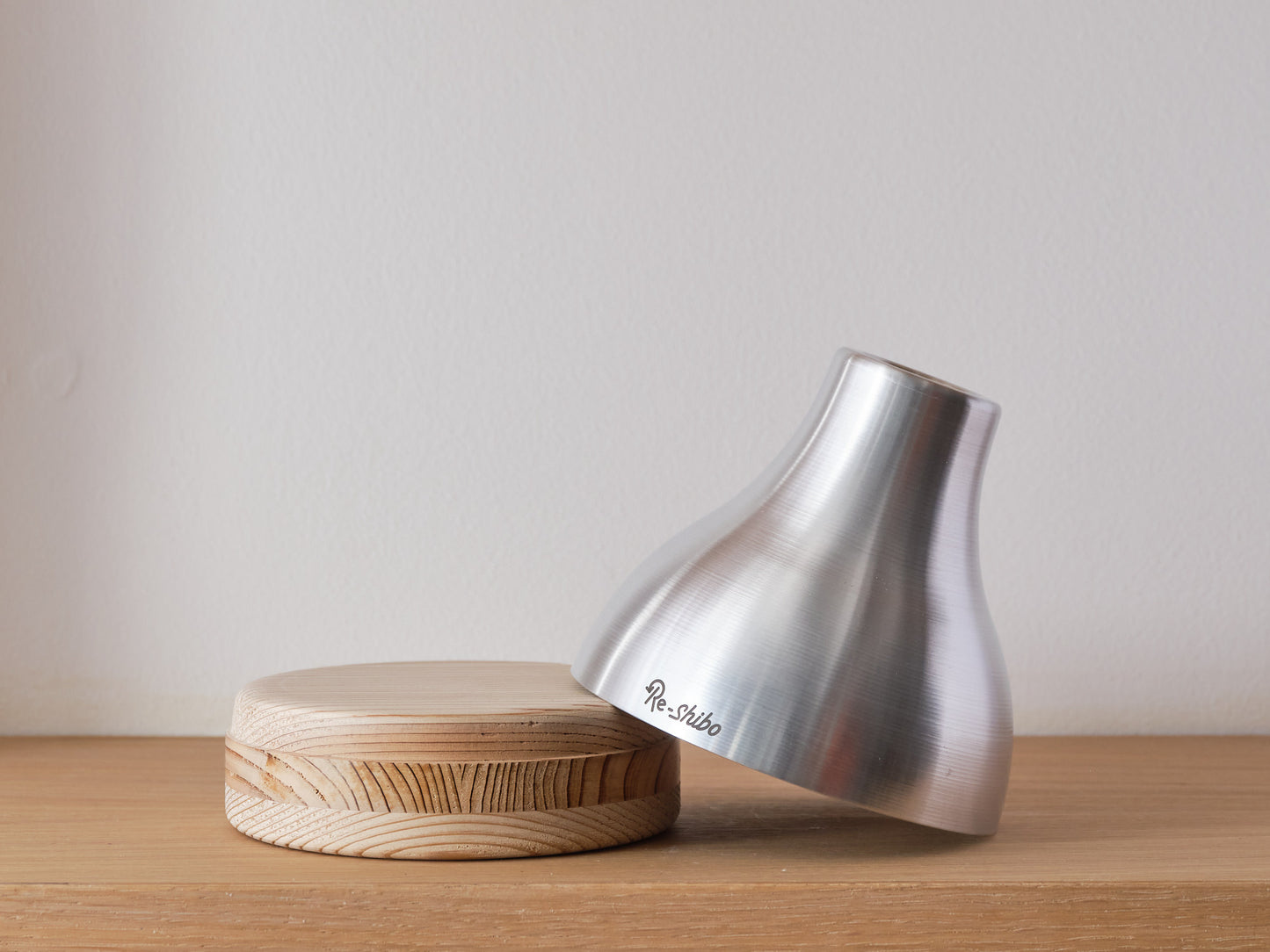 
                  
                    Re-Shibo Aluminium and Wood Vase by Sano Design
                  
                