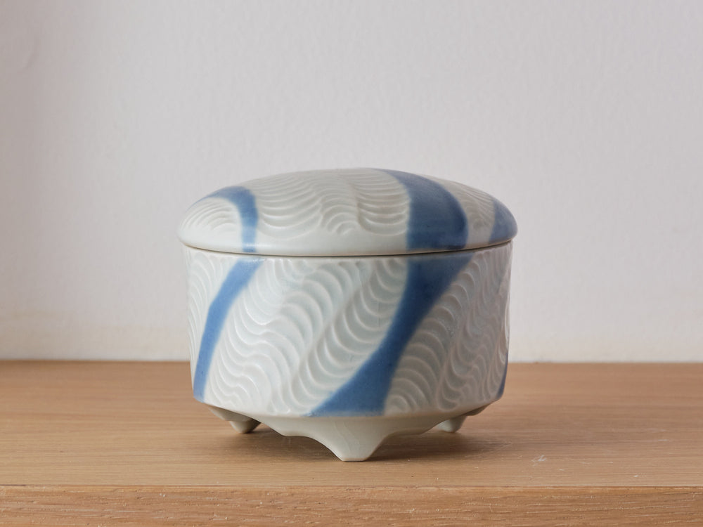 
                  
                    Flow Pattern Pot with Lid by Tomoka Nomura
                  
                