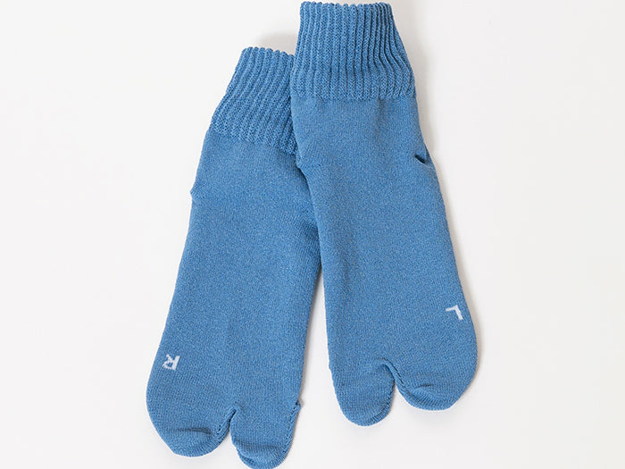 Amitabi Washi Socks Hyacinth Blue by Taiko