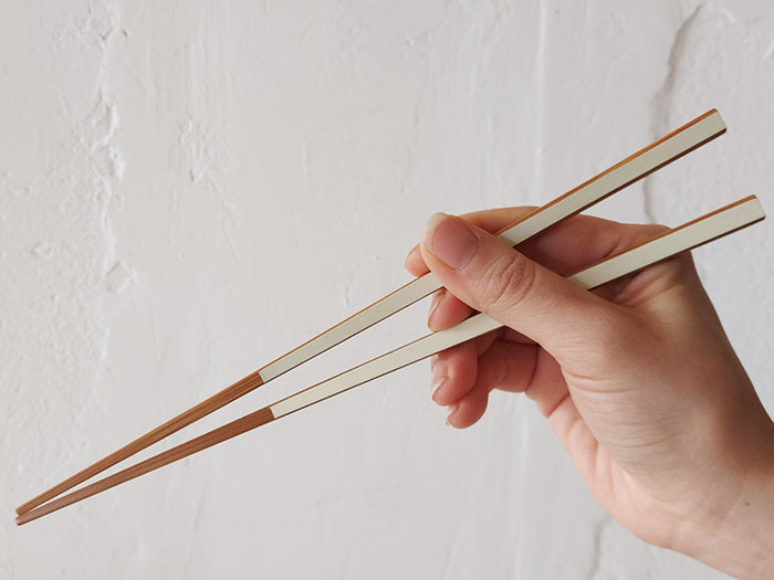 
                  
                    White Square Bamboo Chopsticks by Yagitake Industry
                  
                