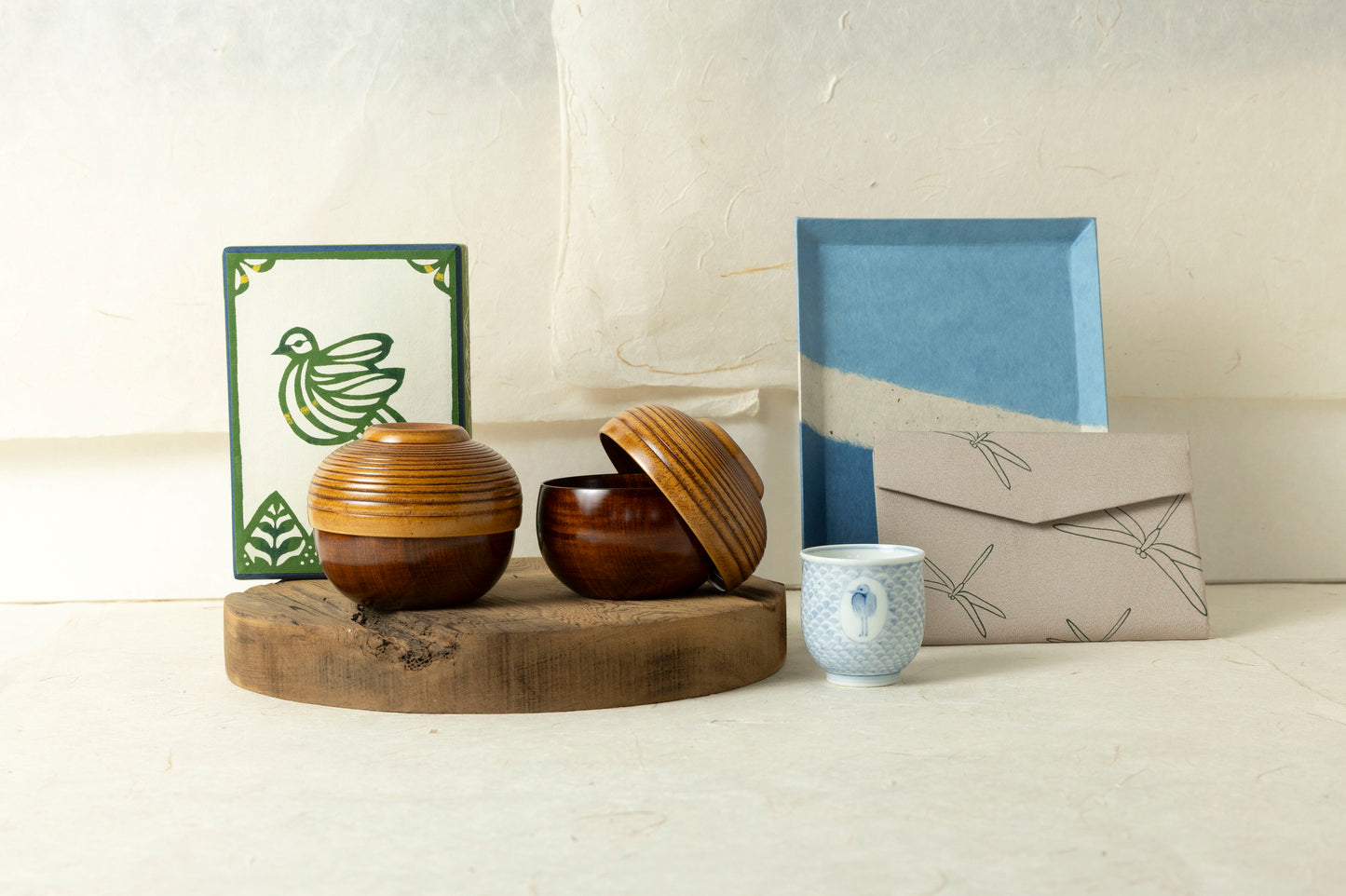 
                  
                    Handpainted Seigaiha Wave Sake Cup By Katsuko Kinoshita 46
                  
                
