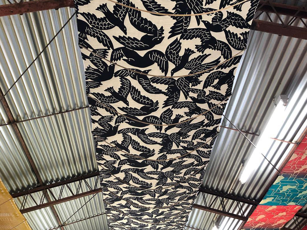 
                  
                    Crow Patterned Stole by Yotsume
                  
                