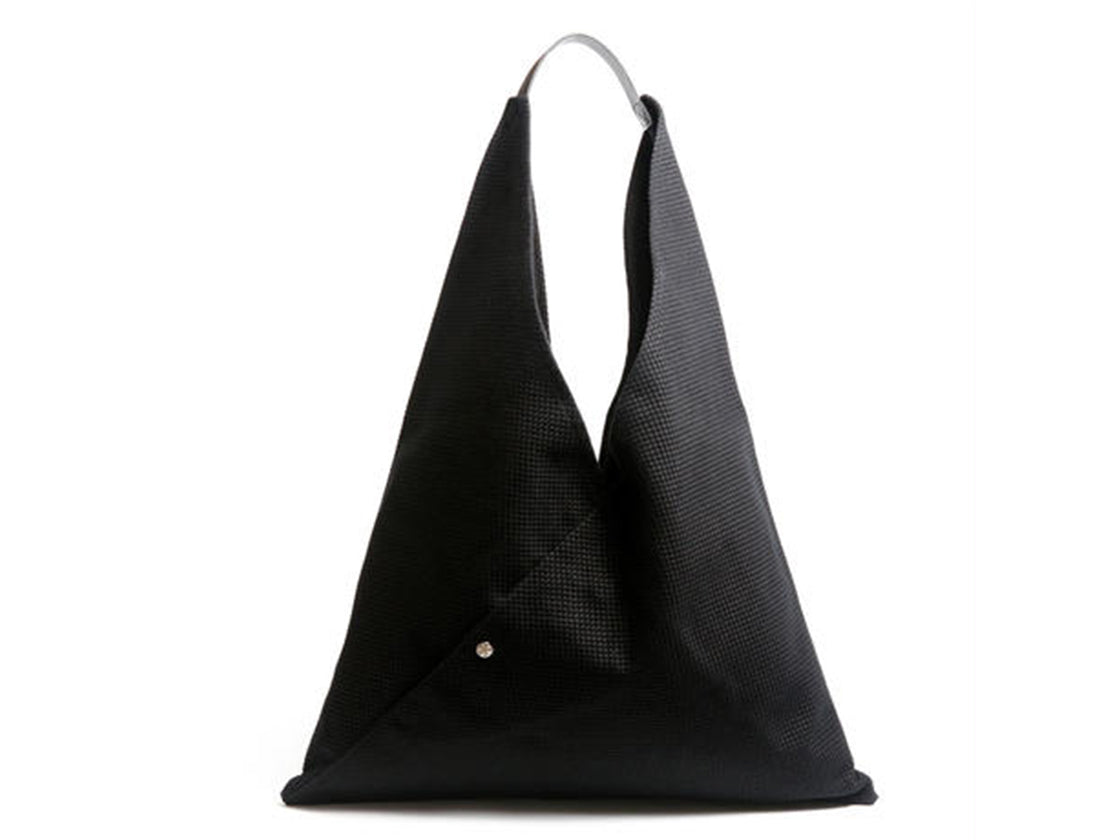 【美品】MM6 JAPANESE TRIANGLE TOTE BAG ラージ MM6 Maison Margiela Japanese Triangle Bag - White/Black