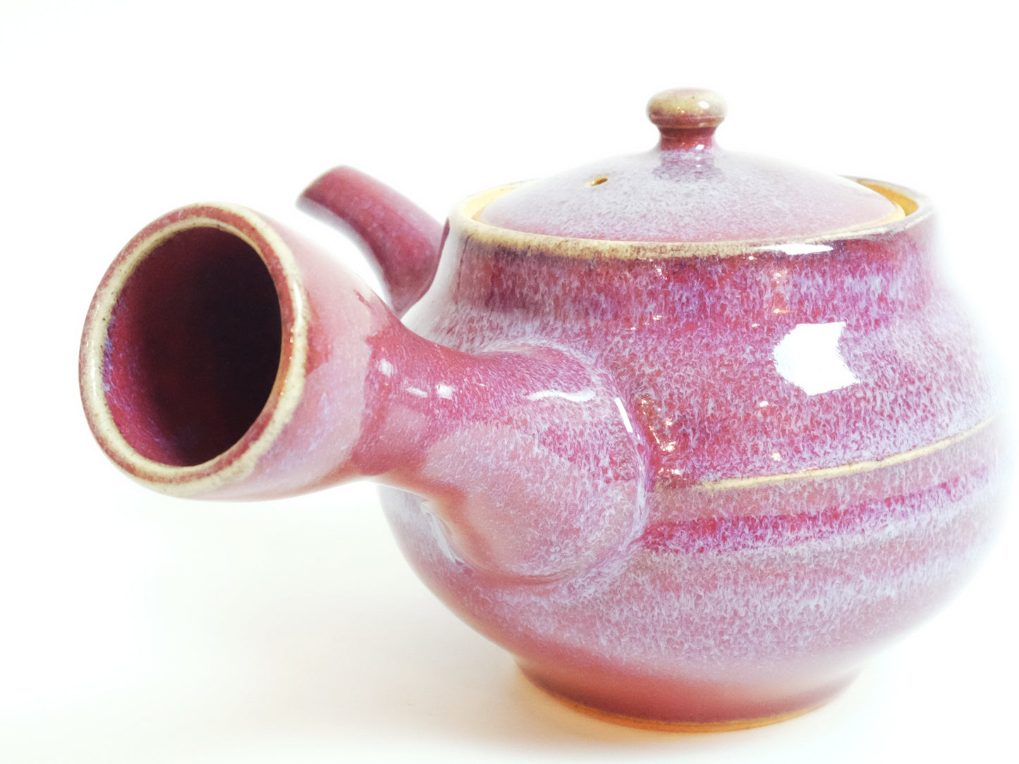 
                  
                    Crimson Peach Kyusu Tea Pot by Hiroshi Otsu
                  
                