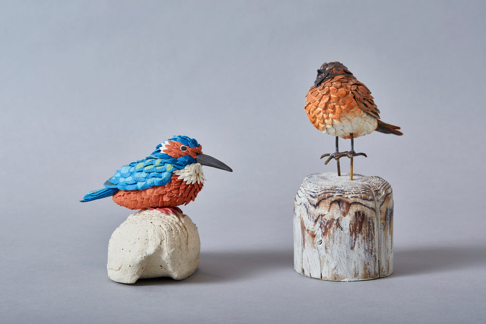 
                  
                    Kingfisher and Sparrow by Kenji Tayama
                  
                