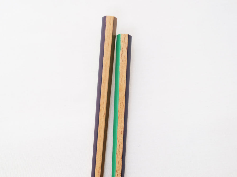 Matsukan Chopsticks: Green and Purple Panels