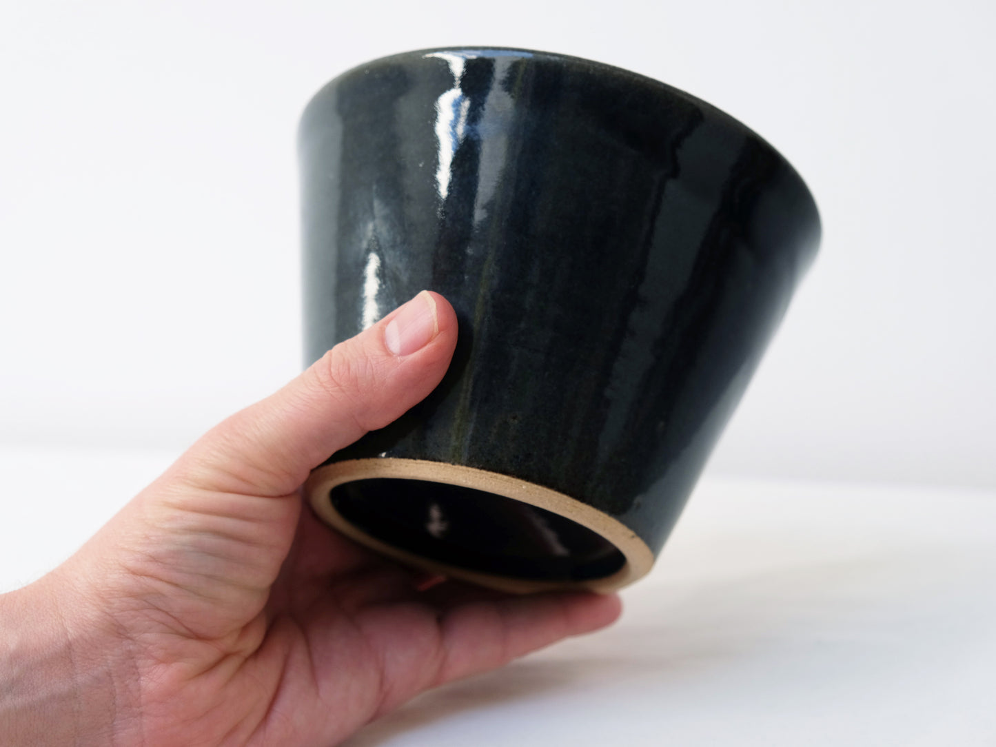 
                  
                    Large Indigo Glaze Bowls by Shussai-gama
                  
                