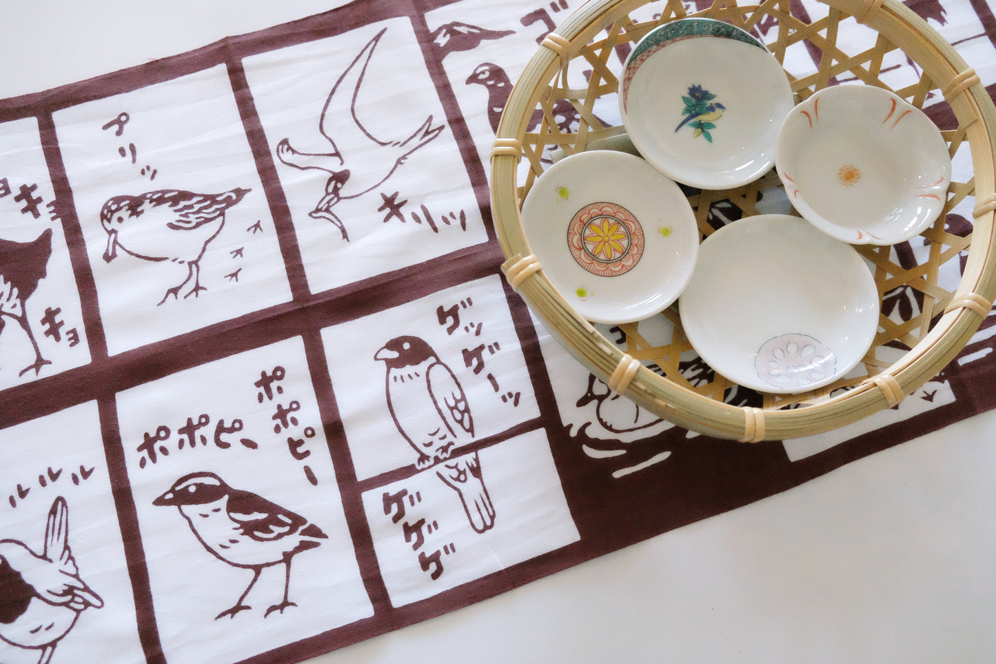 
                  
                    WBSJ Bird Song Guide Tenugui Cloth 'Vol.3'
                  
                