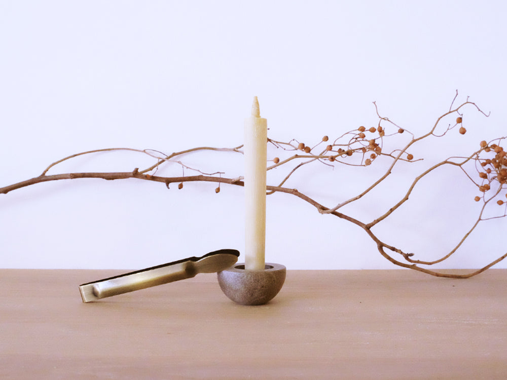 Brass Candle Snuffer by Ōmori Warōsoku