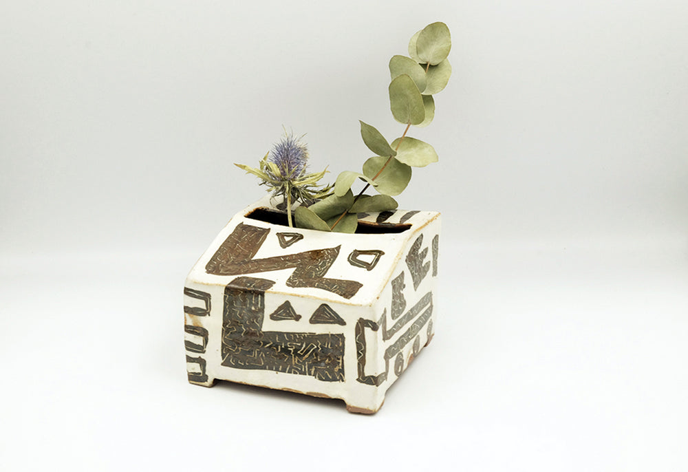 
                  
                    Box Flower Vessel by Kenichiro Inoue
                  
                
