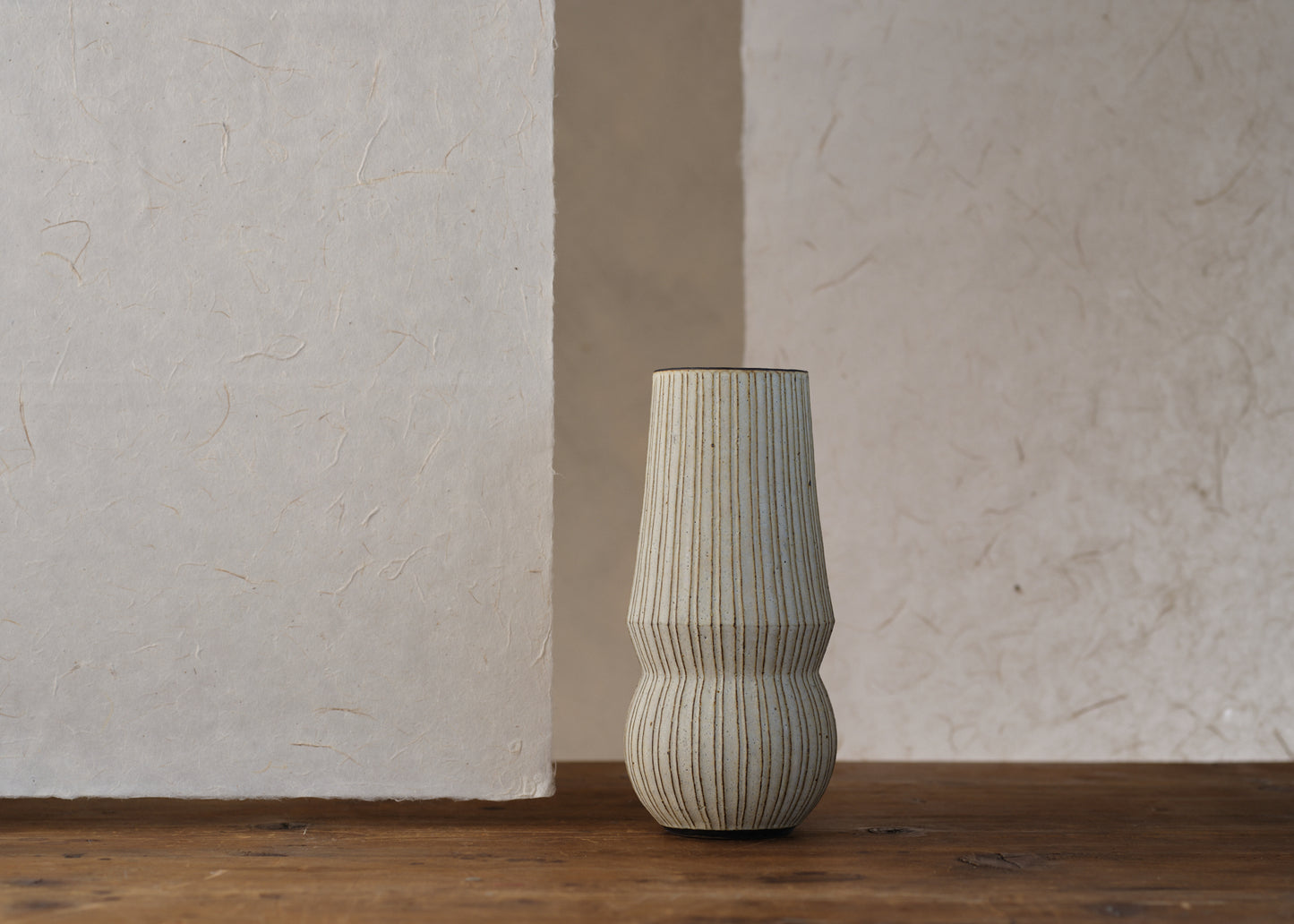 
                  
                    Cylindrical Pleated Vase by Akio Nukaga
                  
                