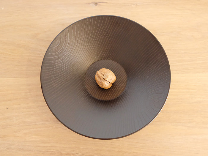 
                  
                    Large Wood Patterned Outdoor Plate by Takenaka
                  
                